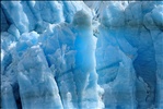 Ice column on the face of Hubbard Glacier 1
